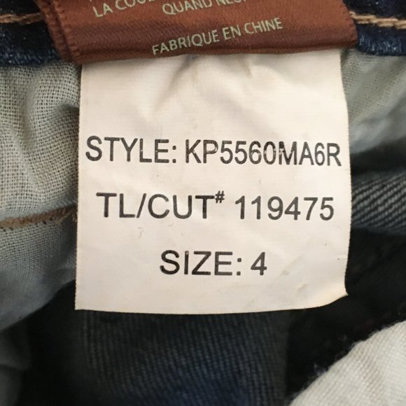 Kut from the Kloth SAMMIE Straight Leg Blue Jeans Distressed Straight Leg - Picture 14 of 16